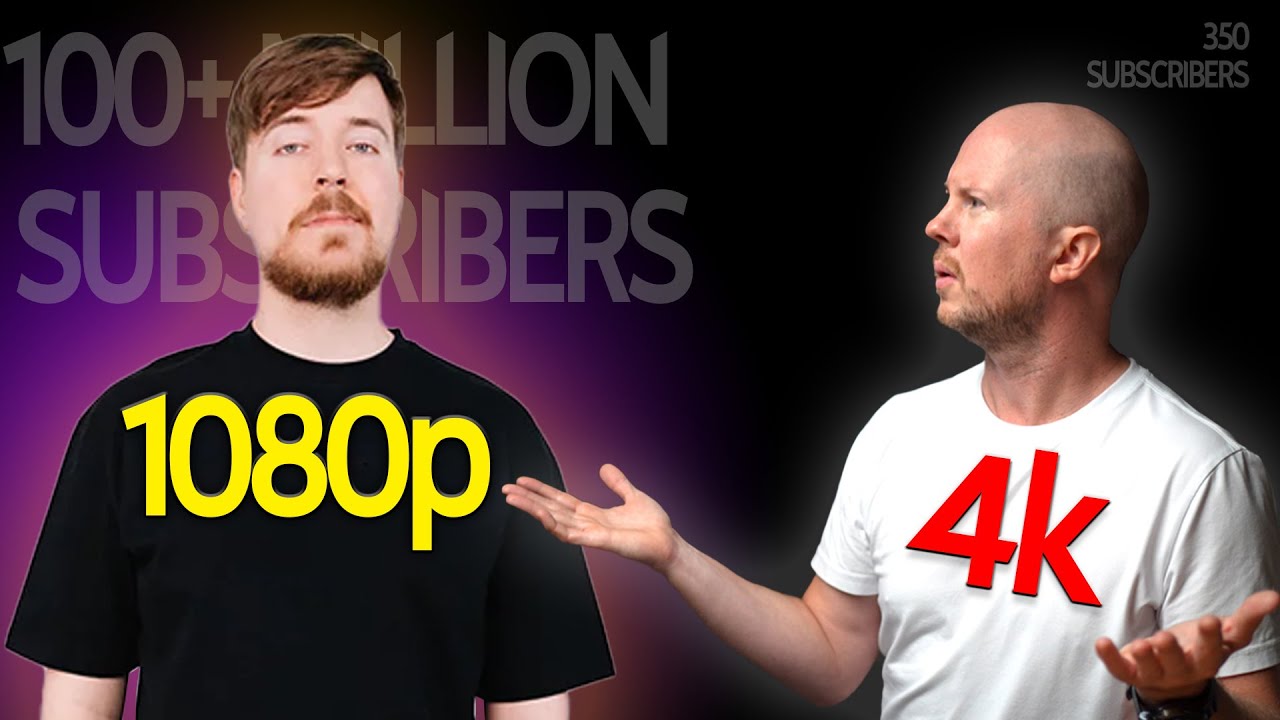 Стоит ли загружать в 4K? Мистер Зверь не... 1080p против 4K для YouTube