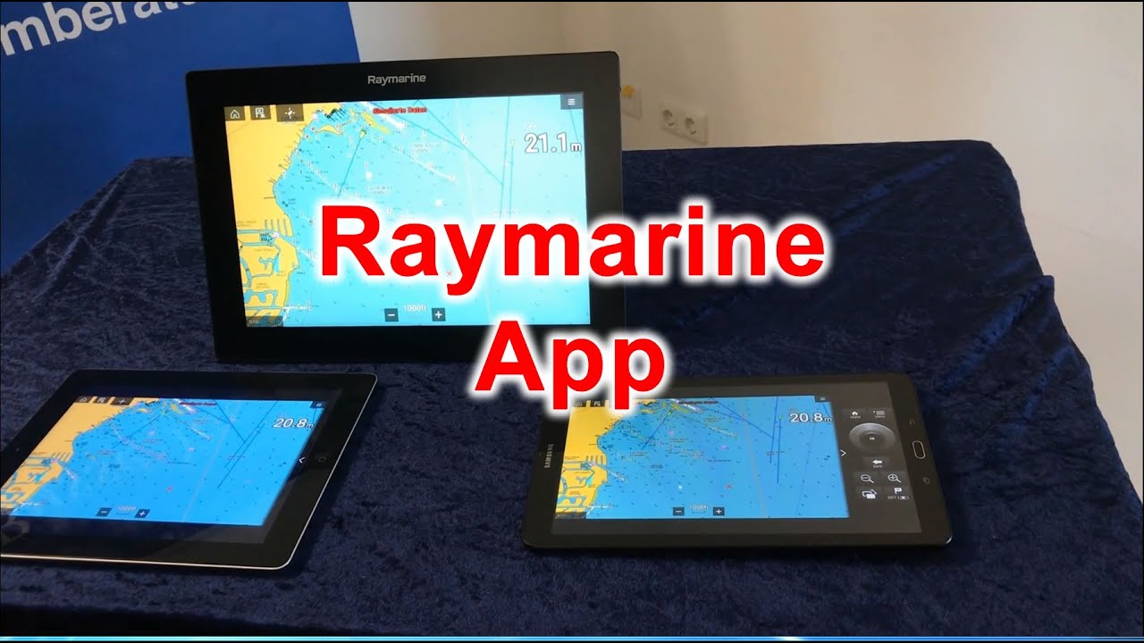 Raymarine Controll App -  Den Axiom Bildschirm auf dem iPad oder Tablet wiederholen und bedienen.