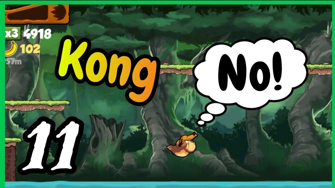 Banana Kong Gameplay 🐒 Kong fell into the water... 