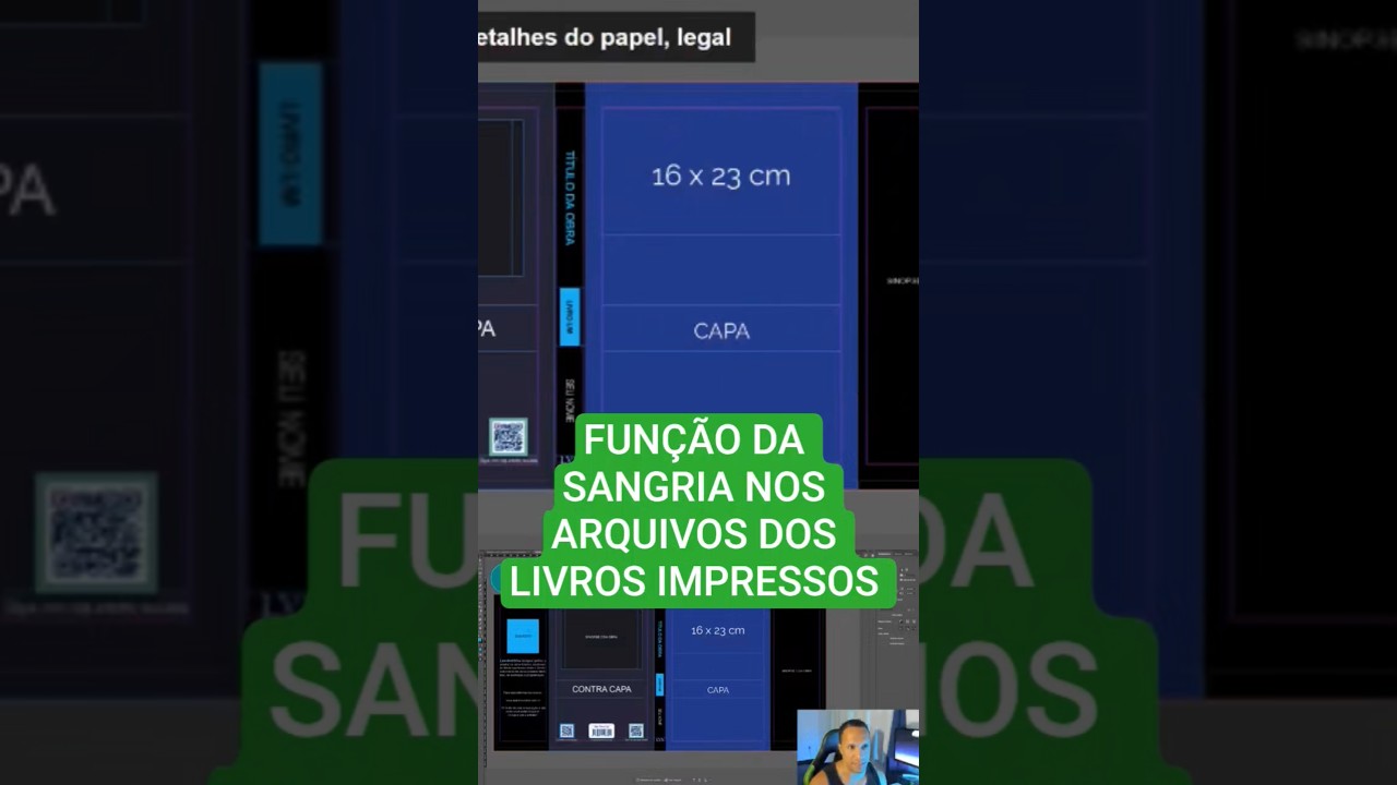Função da SANGRIA nos ARQUIVOS dos LIVROS IMPRESSOS 