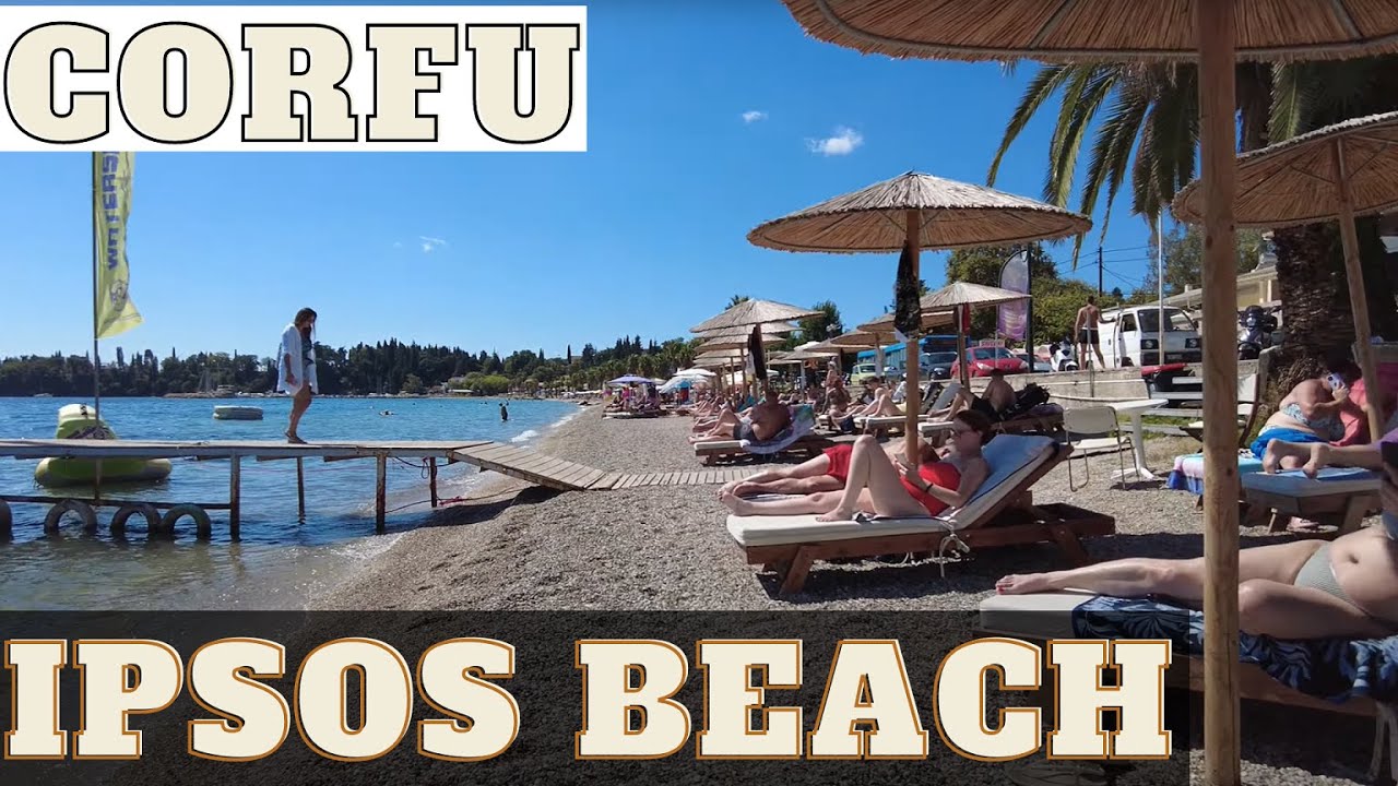 Ipsos beach  - Corfu, Greece [4k Ultra HD 60fps ]
