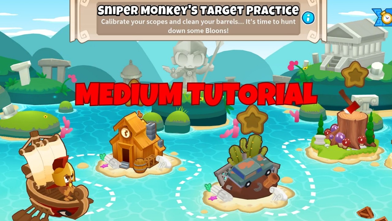 BTD6 Odyssey | Medium Tutorial | Sniper Monkey's Target Practice