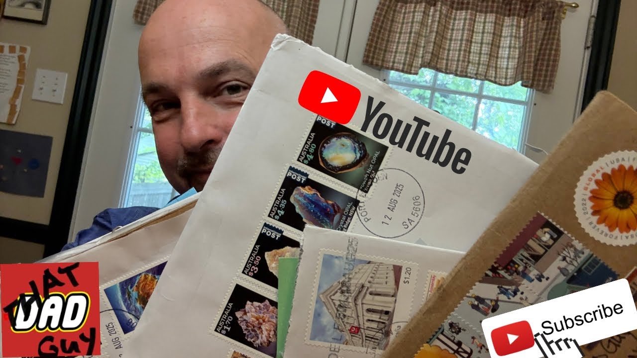Unboxing Postage Stamps & Postcards from Amazing Friends