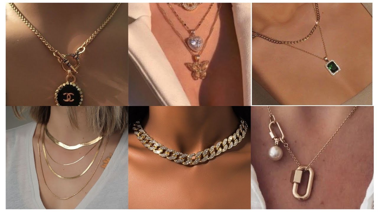 موديلات سلسال العنق روعه 🦋أجمل اكسسوارات العنق🦋
