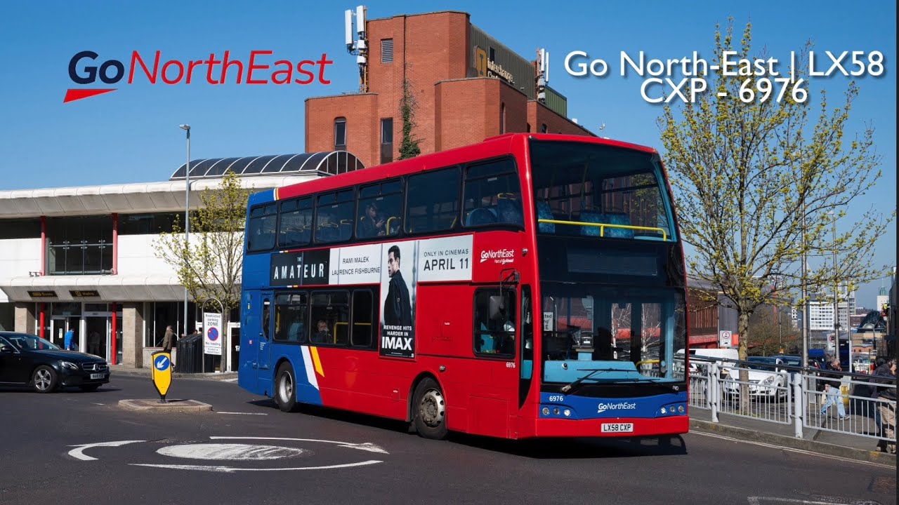 [𝙆𝙞𝙘𝙠𝙙𝙤𝙬𝙣/𝙃𝙞𝙡𝙡 𝘾𝙡𝙞𝙢𝙗𝙨] Go North-East | LX58 CXP - 6976 | Dennis Trident Optare Olympus (€4 - ZF)