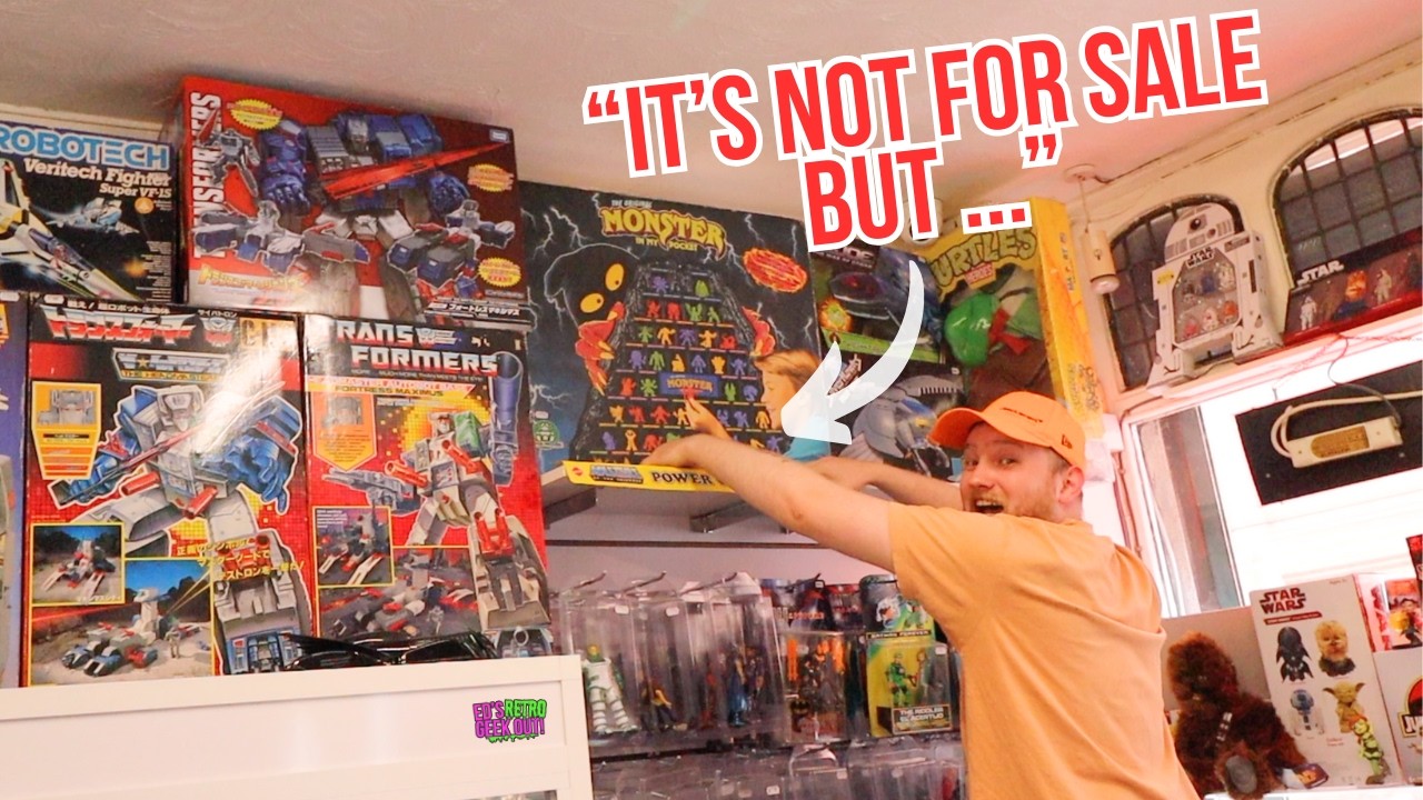 Охота за игрушками в Leicester Vintage Toys с @Pixel-dan и встреча с легендой игрушек Бобом Бречи...