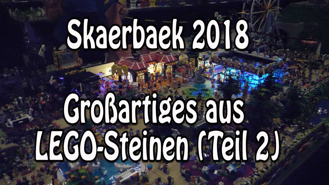 Weitere großartige Modelle aus LEGO-Steinen (Rundgang Skaerbaek2018 Teil 2)