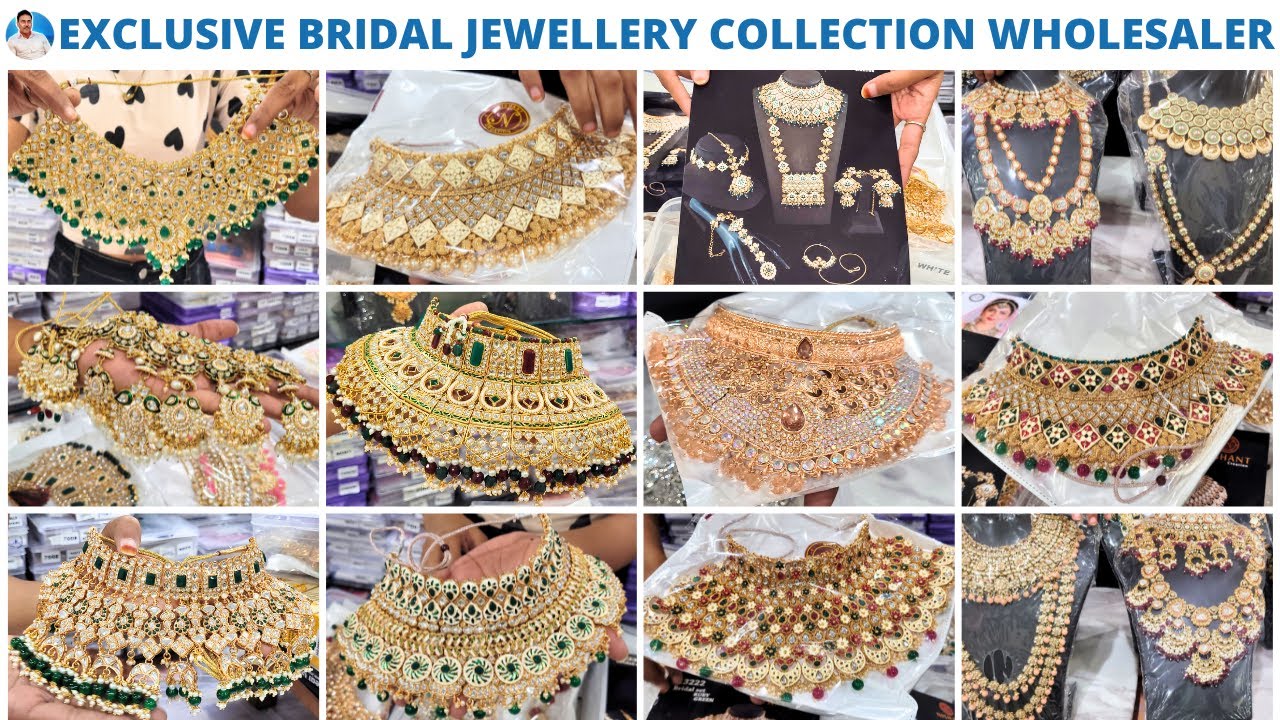 Kolkata&rsquo;s Biggest Bridal Jewellery Wholesale Shop | Forming Gold Jewellery, Polki, Kundan & AD Stone