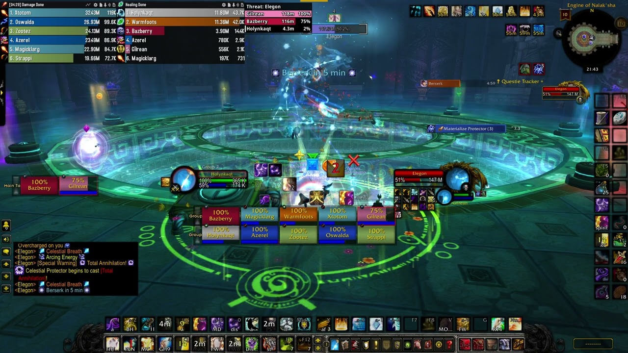 WOW MOP Classic Elegon 10 man normal kill Disc Priest POV