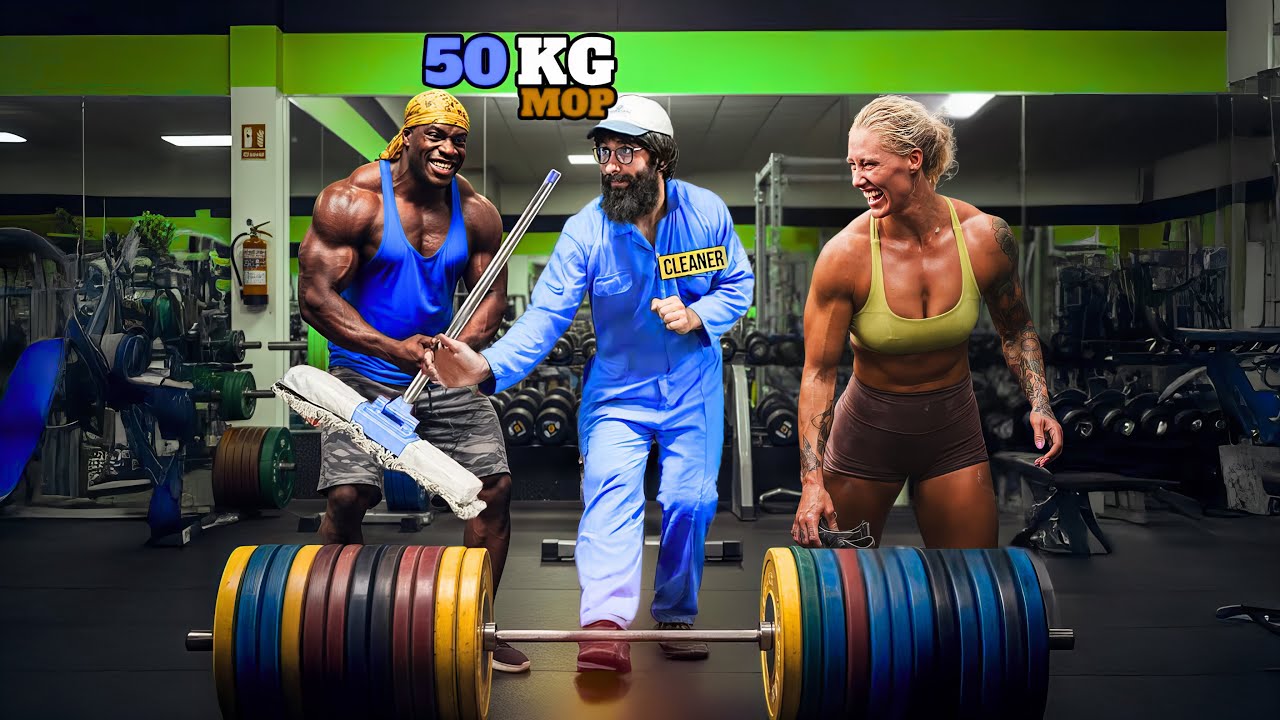 BODYBUILDERS Laughed at Him Again… Until ANATOLY’s 50KG Mop Destroyed Their CONFIDENCE! 💪😱🧹