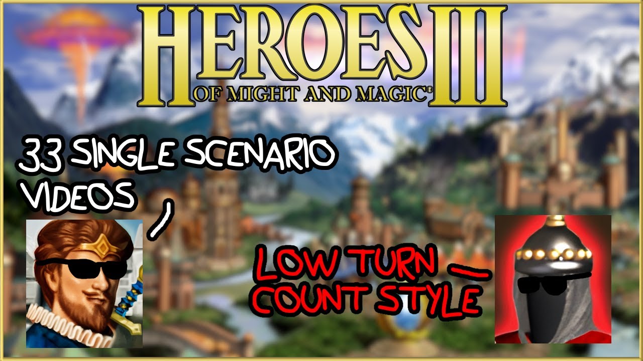 I made 33 single scenario low turn count videos in 2025. Here's all of them | HOMM3 low turn count