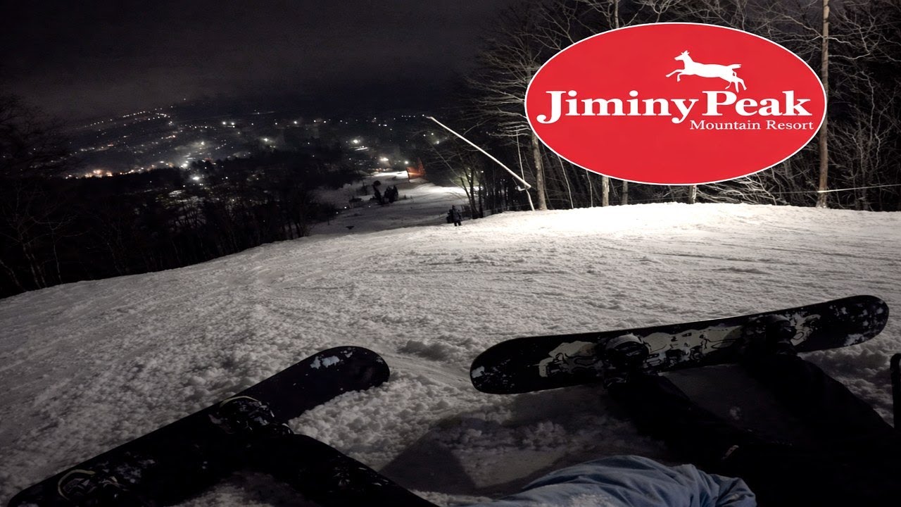 🏂 POV: Snowboarding Jiminy Peak in Hancock, Massachusetts!