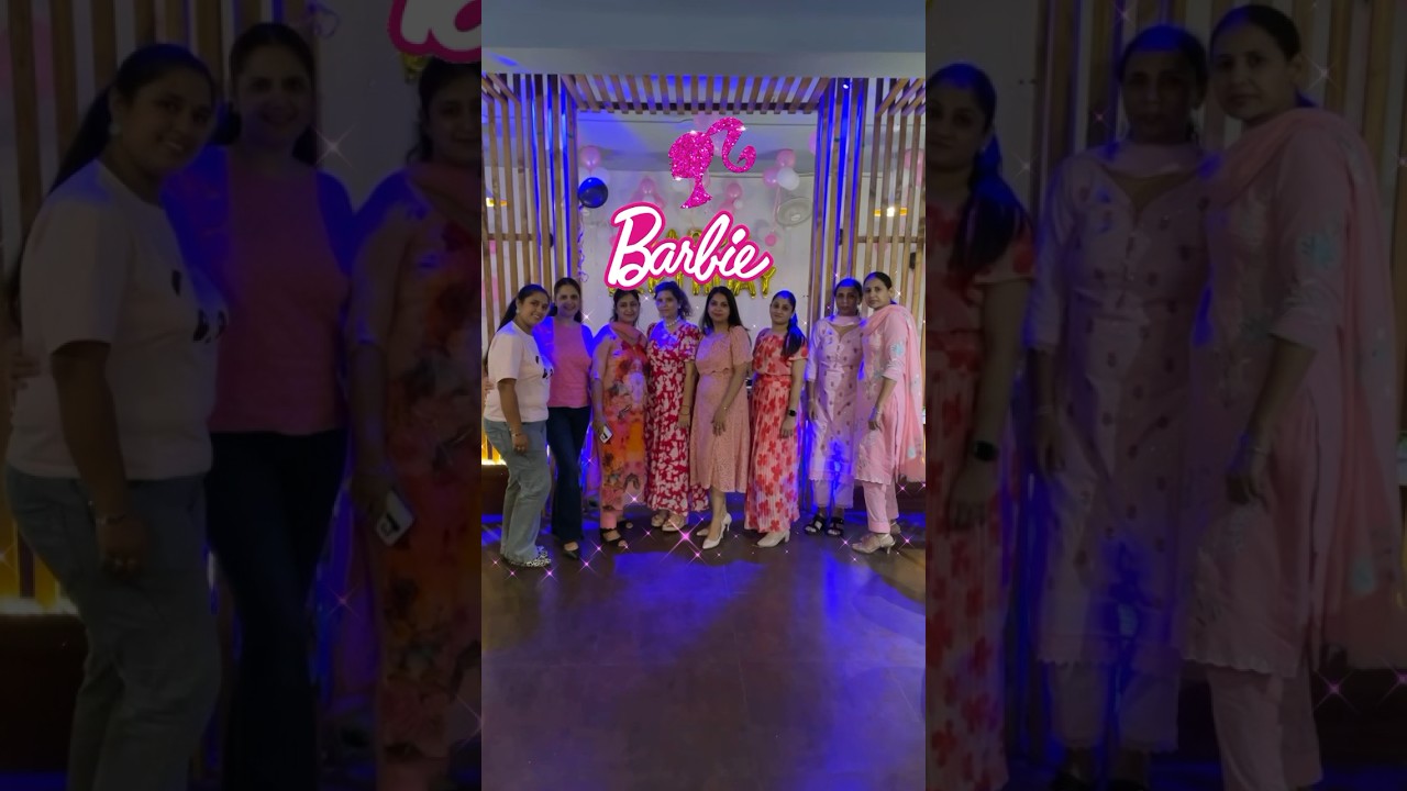 Barbie Theme kitty #barbie #party #kittyparties #kittyparty #theme #kittypartygameideas #kittytime #