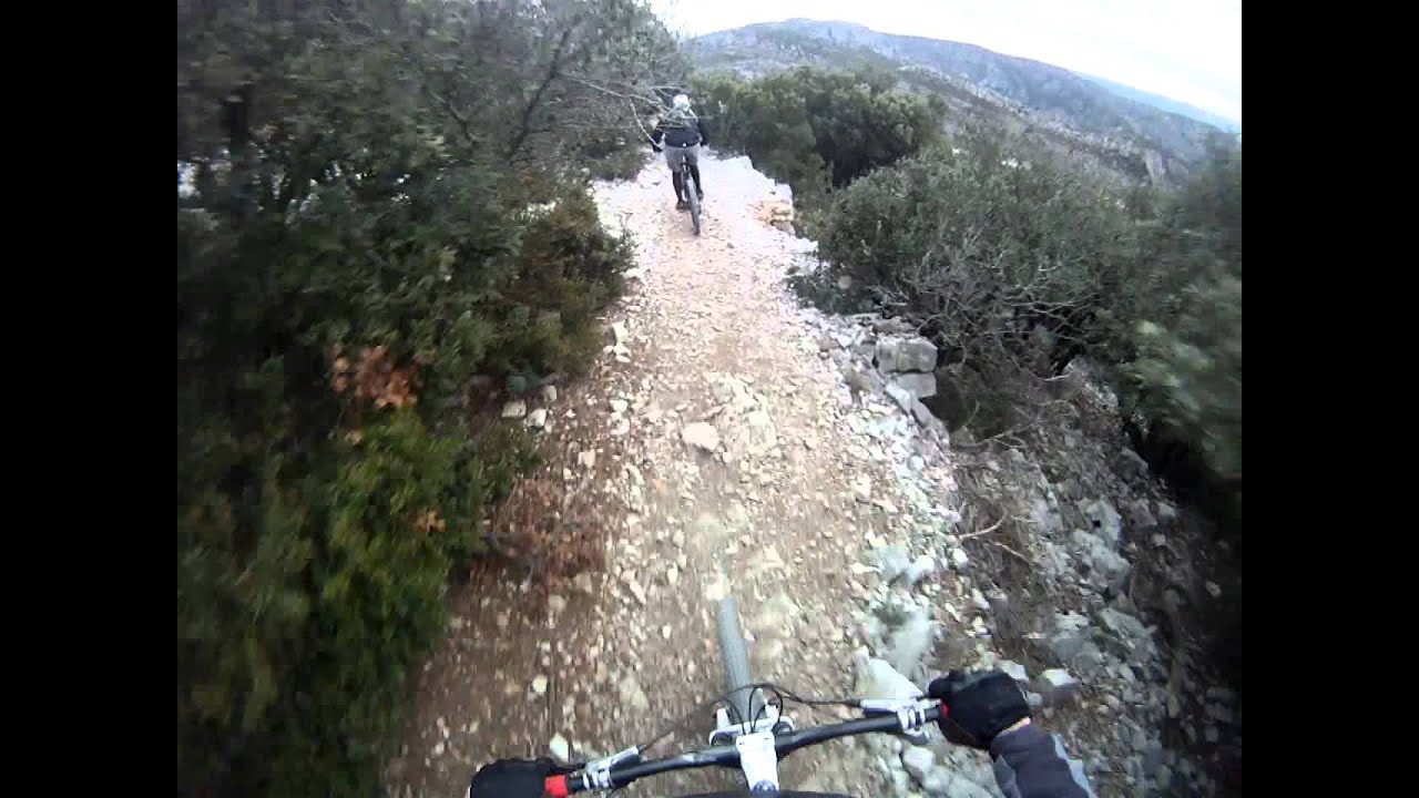 descente du pic saint baudille vtt