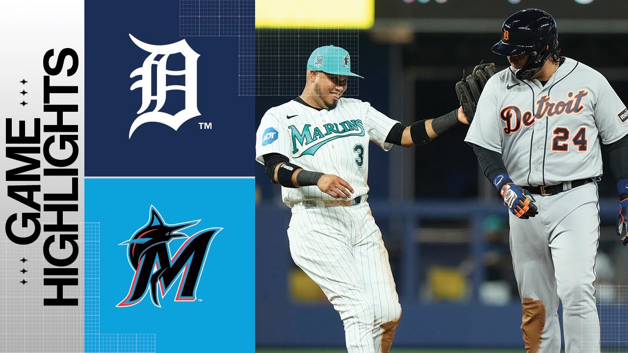 Tigers vs. Marlins Game Highlights (7/28/23) | MLB Highlights