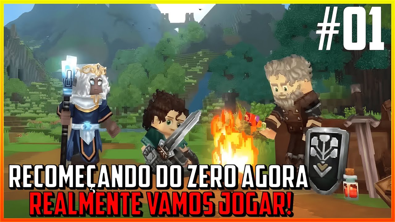 RECOMEÇANDO HYTALE, DESSA VEZ É PRA VALER! PARTE 1