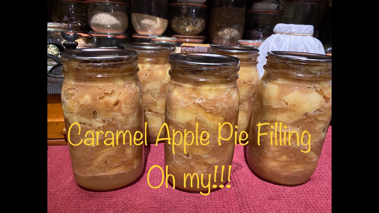 Caramel Apple Pie Filling - Oh my!