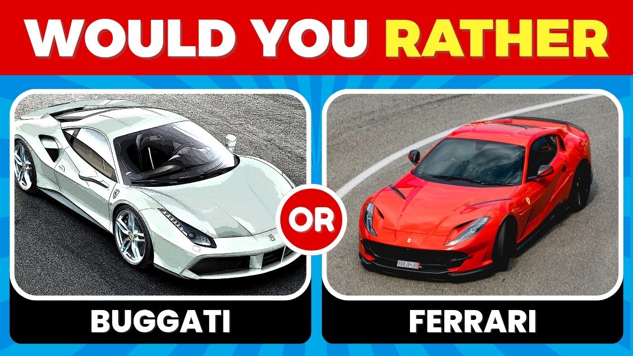 Would You Rather…? Luxury Car Edition 💎🚘💲