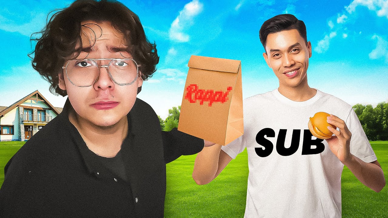 Si logras HACERME REÍR te compraré COMIDA!