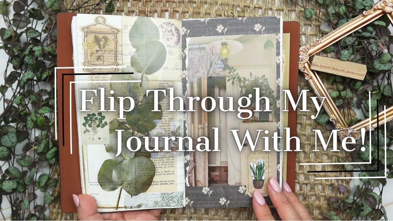 Flip Through My Completed Journal With Me! Scrapbook ASMR