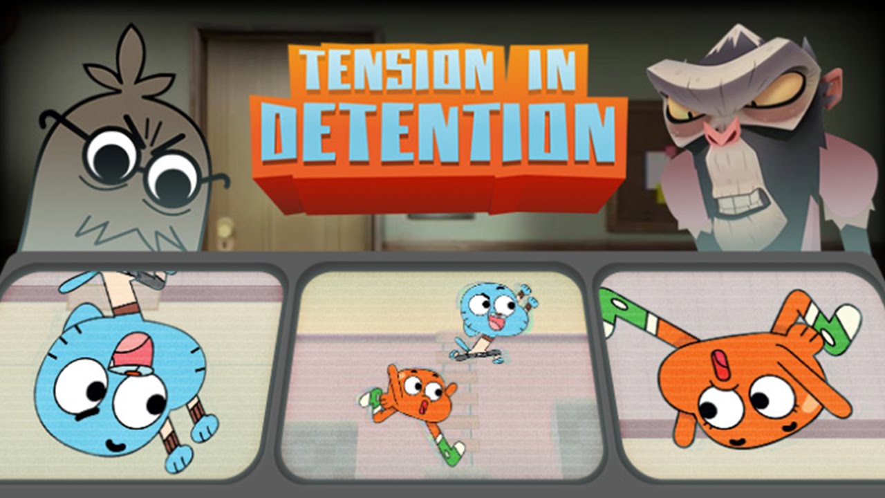 The Amazing World of Gumball: Tension In Detention (Gameplay, Playthrough)