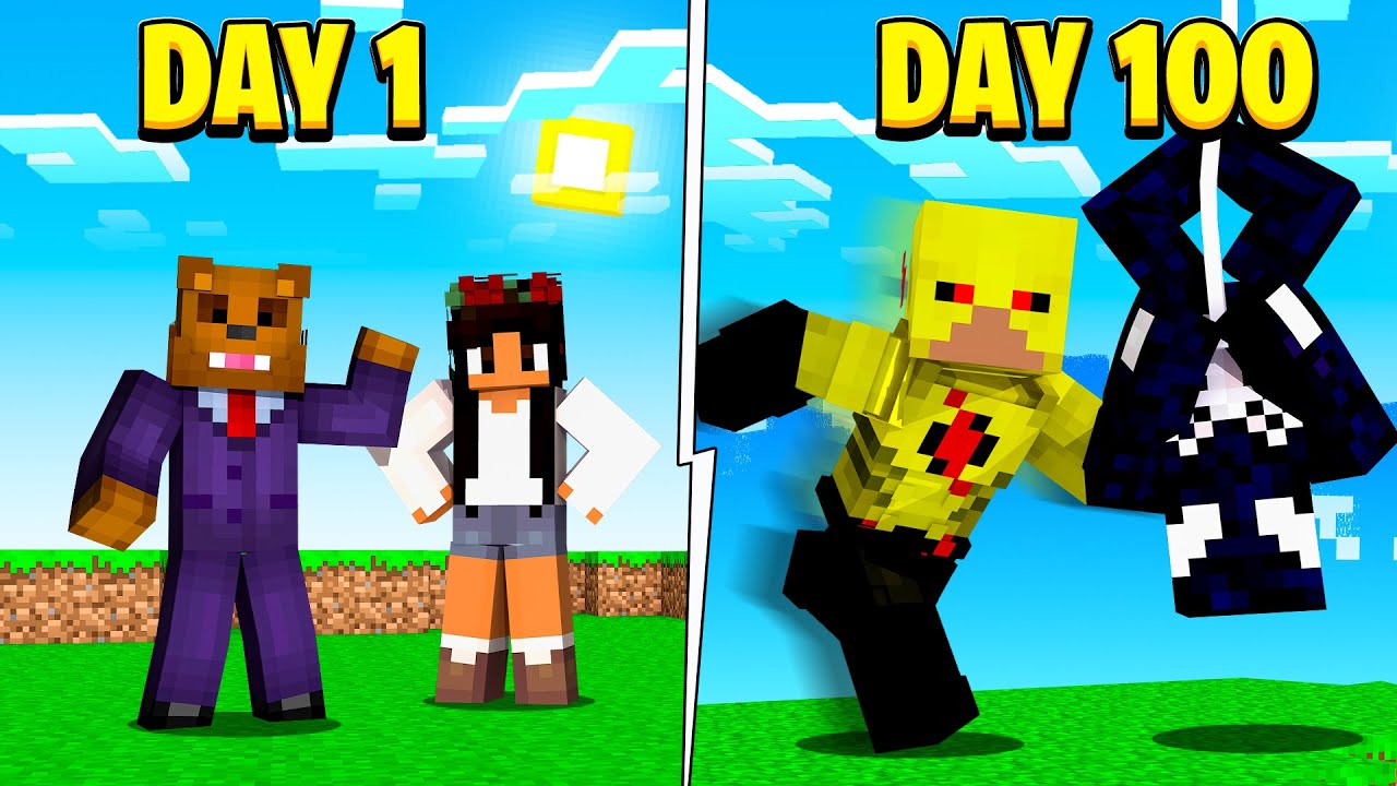 I Survived 100 Days As A Super Villain In Minecraft (Here's What Happened)