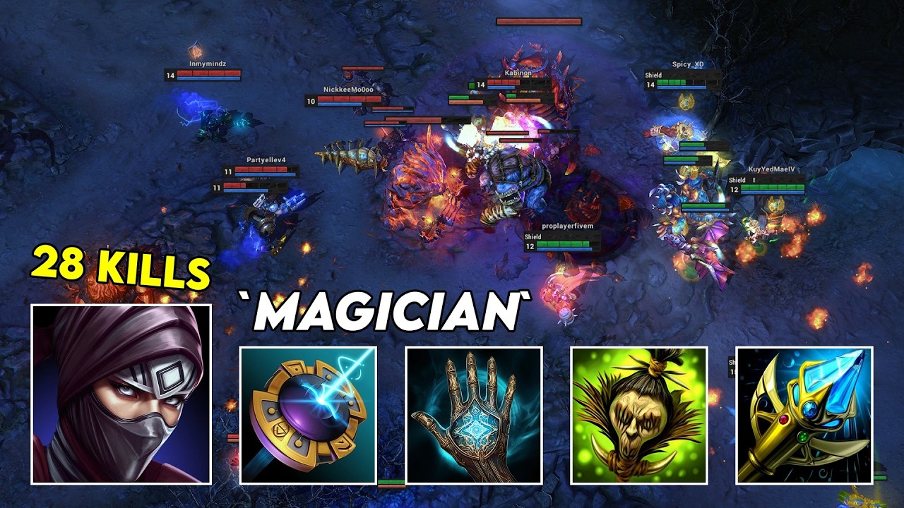 HON Reborn Silhouette - `magician` 28 Kills