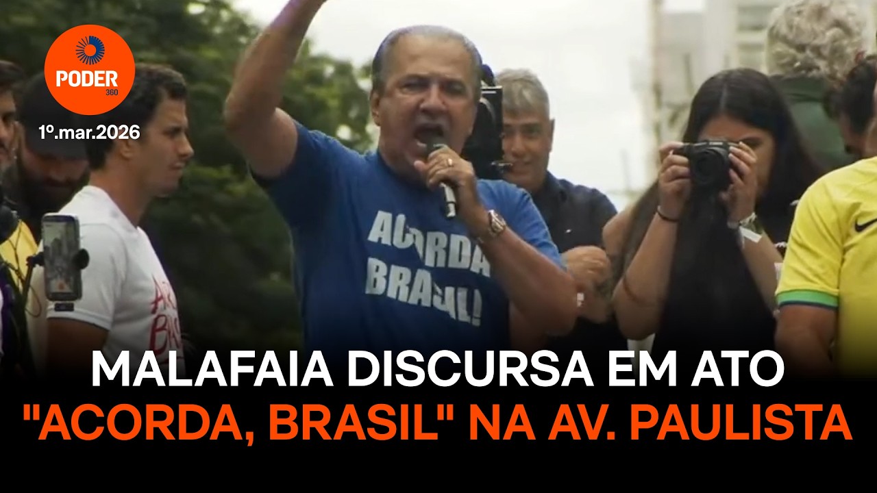 Malafaia discursa em ato contra Lula, Moraes e Toffoli na av. Paulista