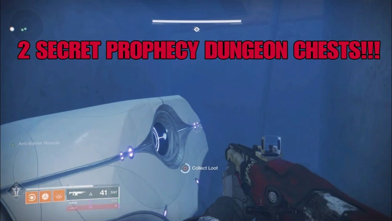 Destiny 2 PROPHECY DUNGEON 2 HIDDEN CHESTS (WASTELAND CHEST)