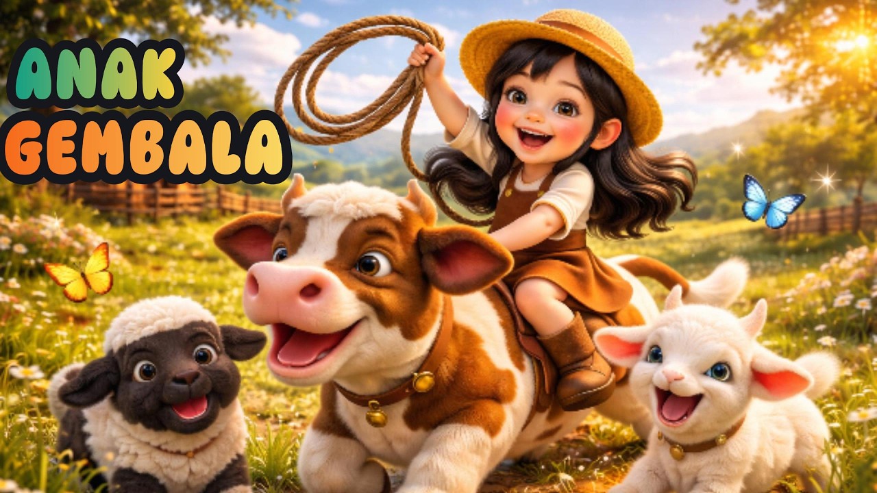 Aku Anak Gembala 🐑 | Lagu Anak Ceria | Lagu Anak Indonesia | alsykids