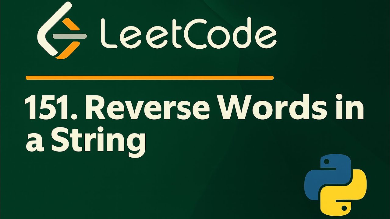 Leetcode 151 - Reverse Words in a String