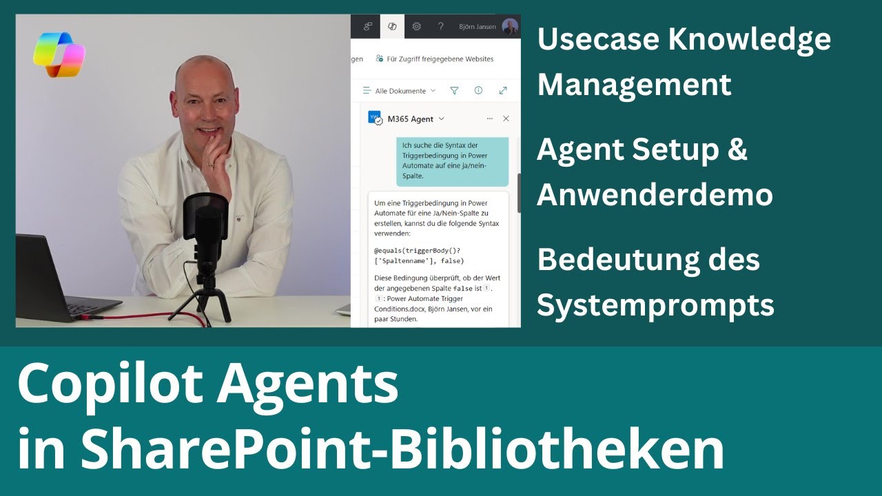 SharePoint & Copilot: Agents in Dokumentenbibliotheken