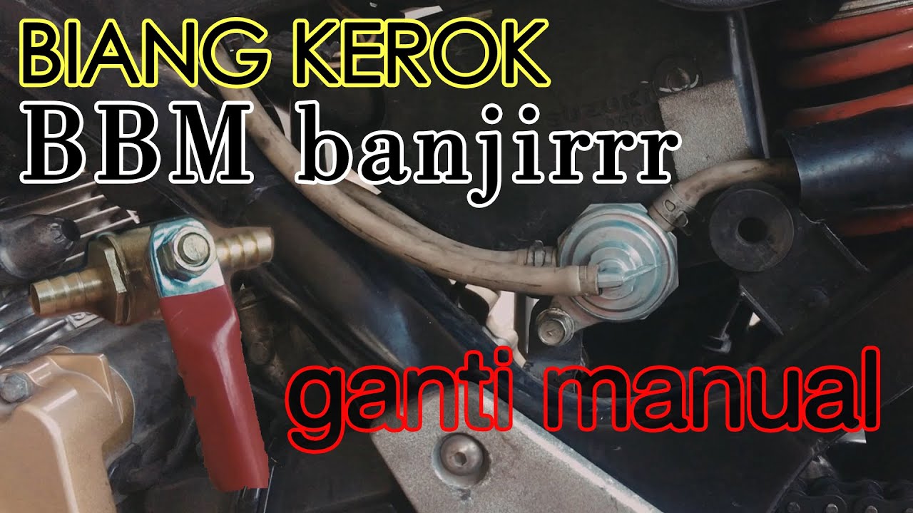 GANTI KERAN BBM MEMBRAN ke MANUAL di SATRIA FU