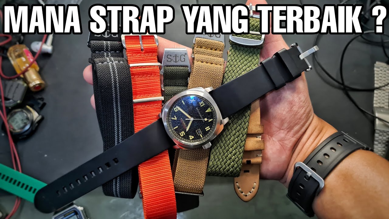 MANA STRAP JAM TERBAIK ? Bahas Jenis Strap Jam Tangan