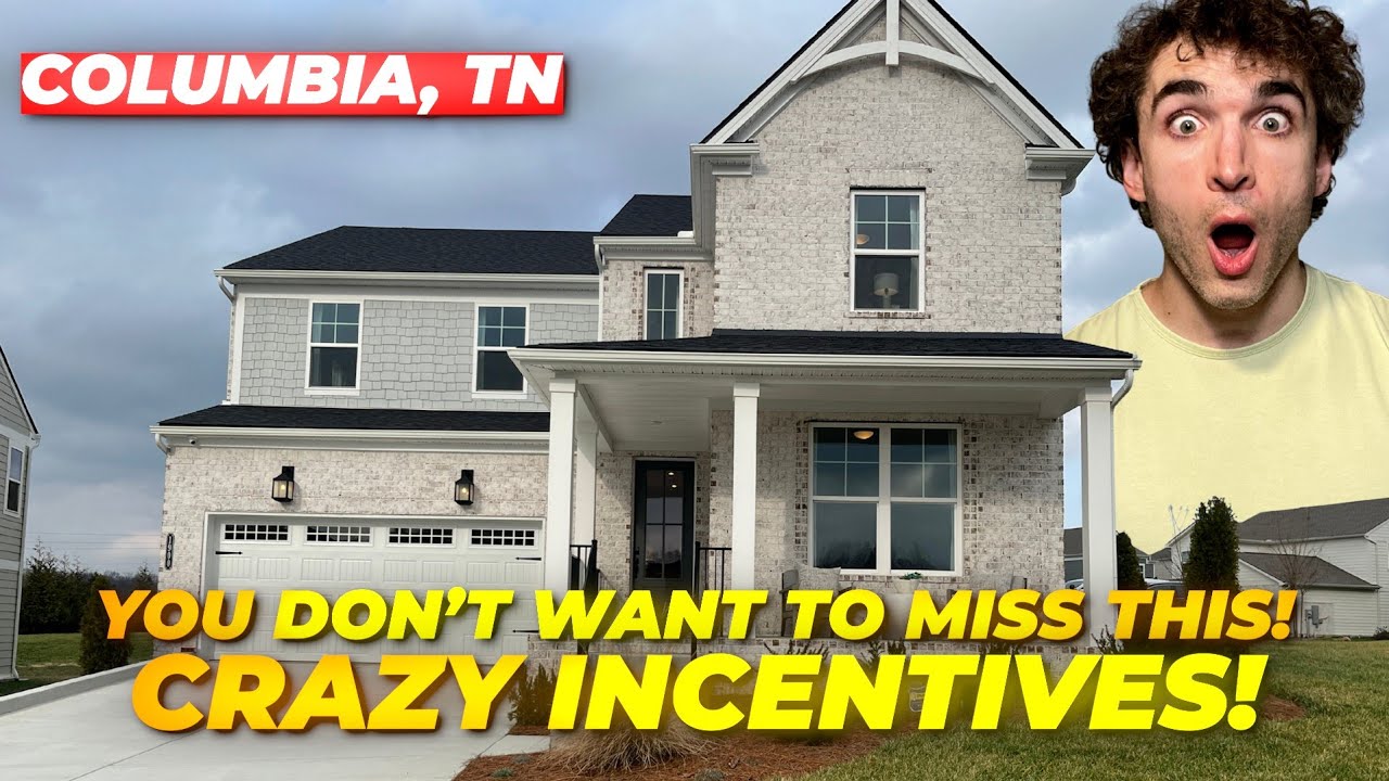 Bear Creek Overlook: New Construction Home Tour in Columbia, TN – Affordable Luxury 