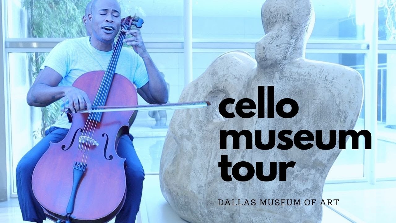 Cello Vlog - A Day in the Dallas Museum of Art | Cello Guided Museum Tour