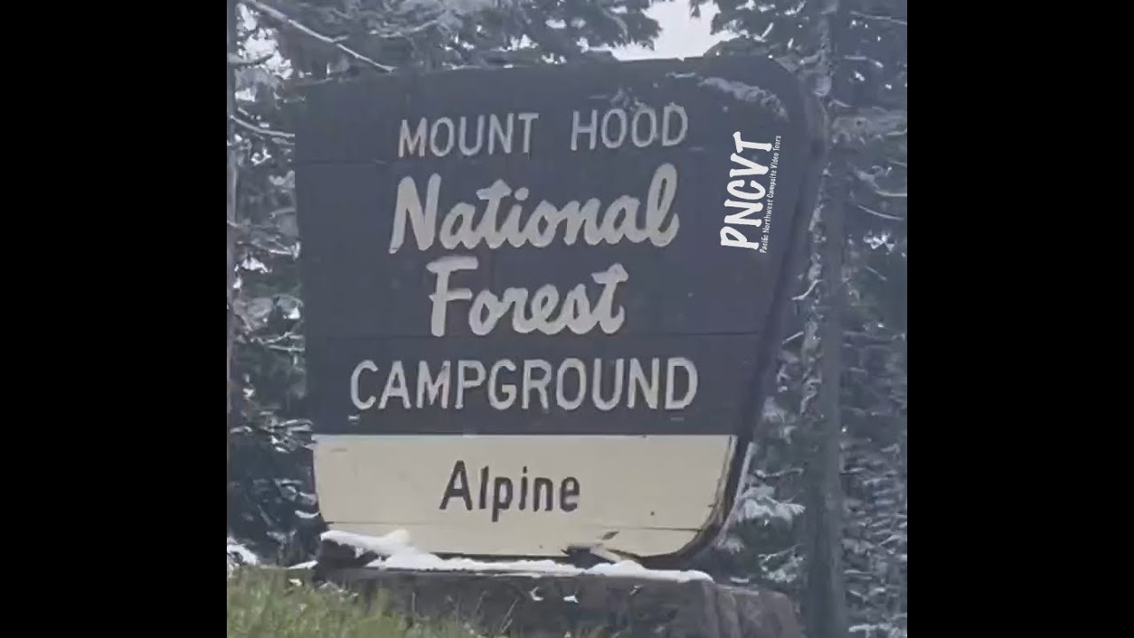 Video Tour of Alpine Campground - Mt Hood, Oregon (PNCVT)