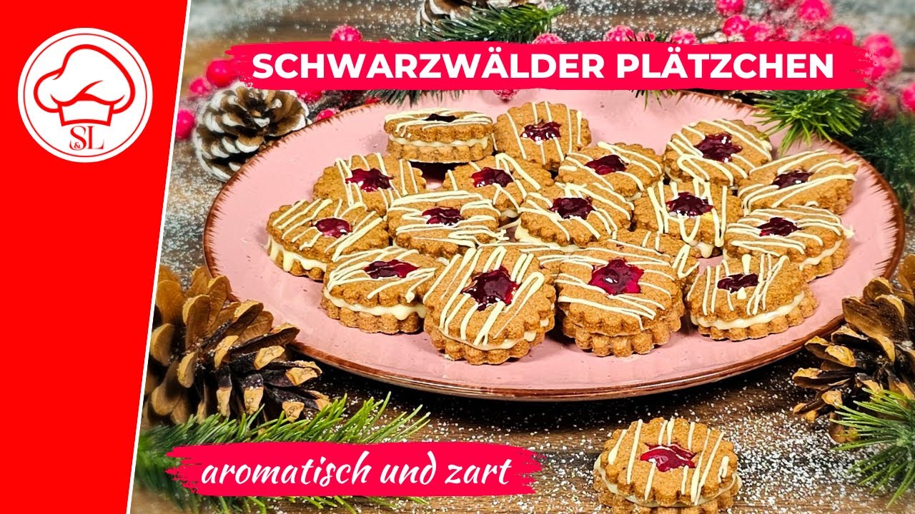Печенье Шварцвальд – мягкое рождественское печенье с вишней и шоколадом 🍒🍫🎄