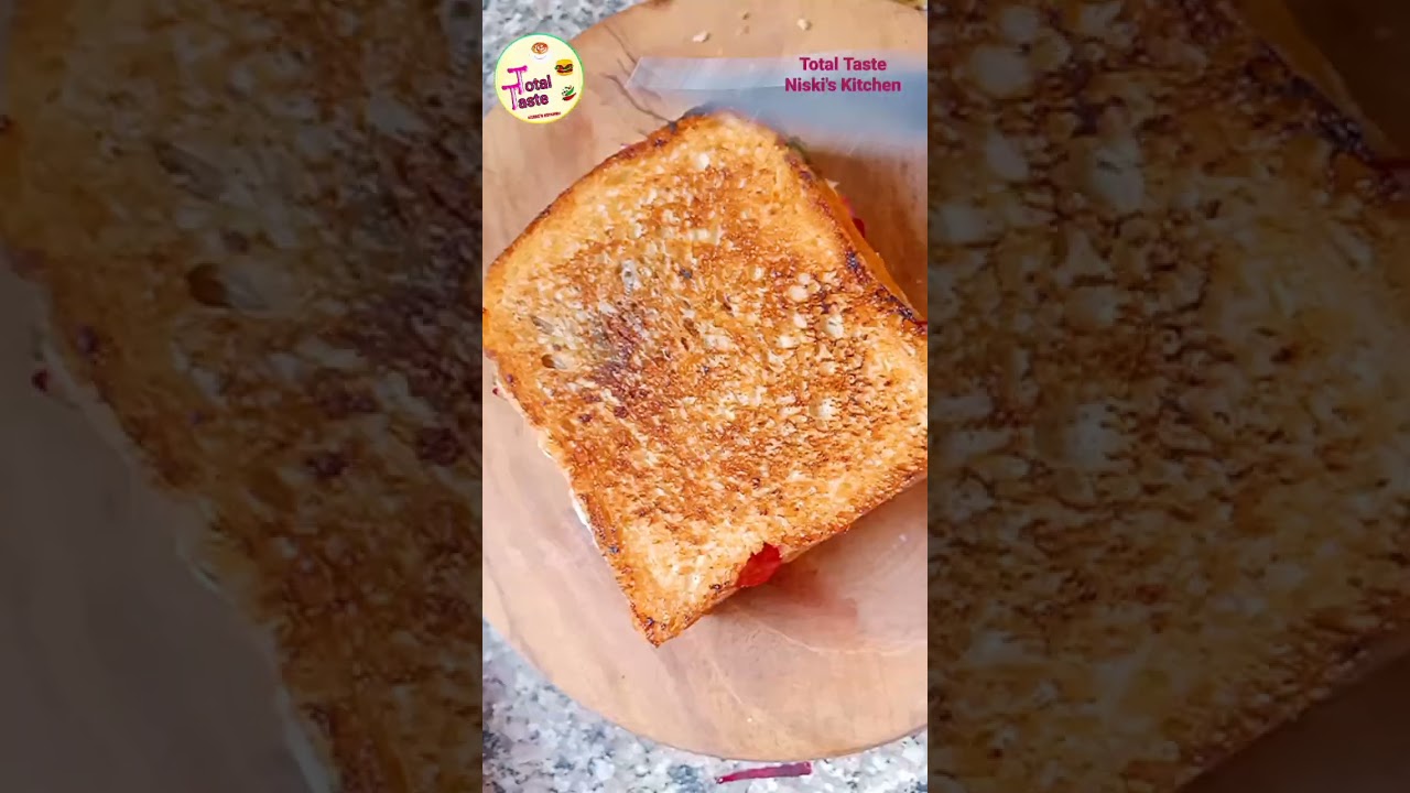 दो टुकड़ों में काट सेंडविच देगा स्वाद #shorts #niskiskitchen #sandwich #beetroot