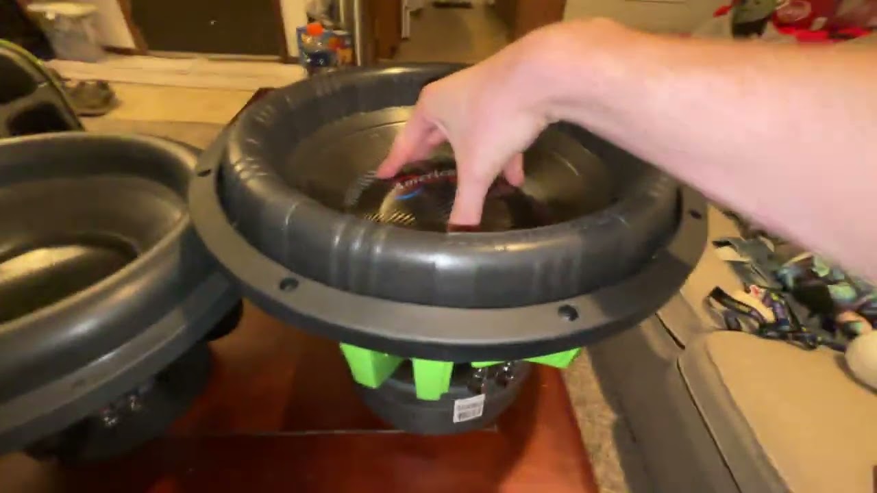 Showing off the new Godzilla woofer