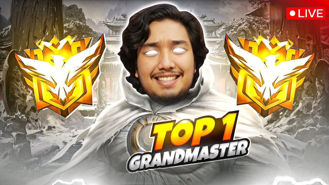 [🔴LIVE] 100000+ Score Grandmaster V Badge Lobby 10 Streak Booyah Free Fire #FreeFire #s2kgaming