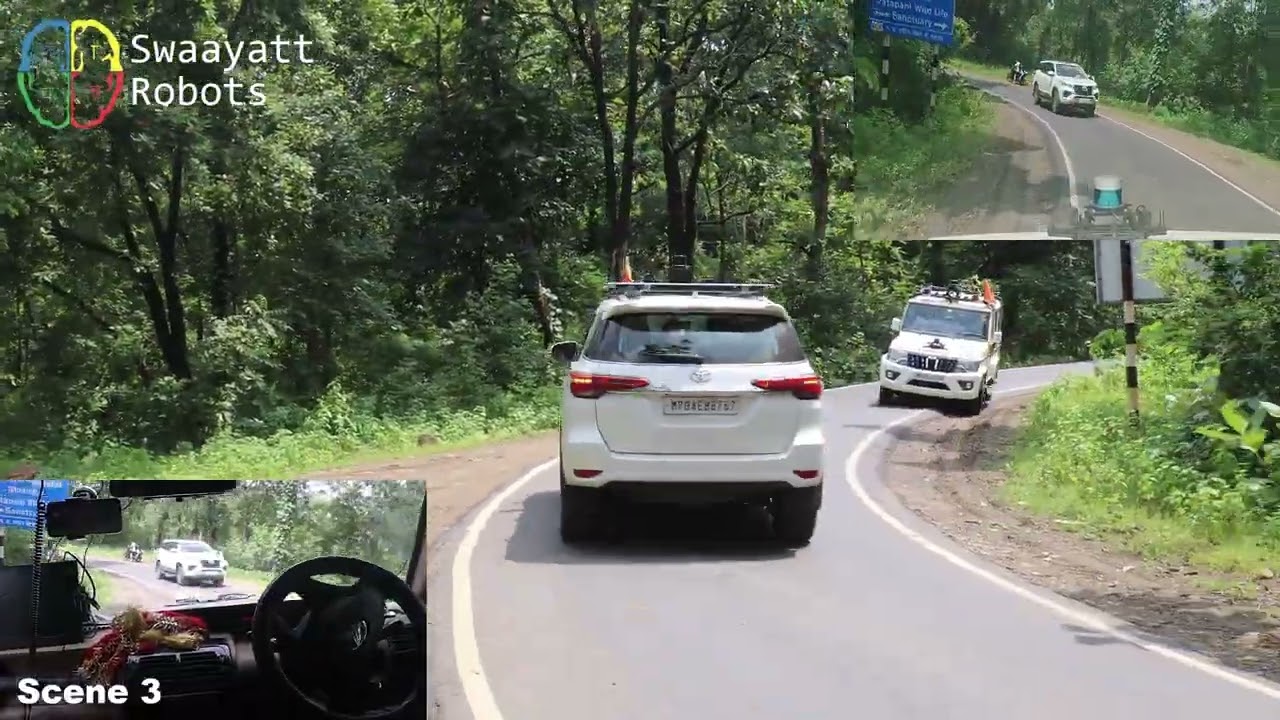 Autonomous Dodging of Aversarial-Stochastic Obstacles with Bidirectional Traffic Negotiation
