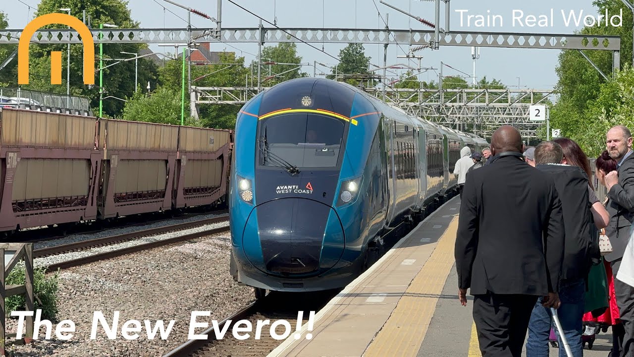 The NEW Avanti West Coast Evero Class 805 - Tamworth to London Euston