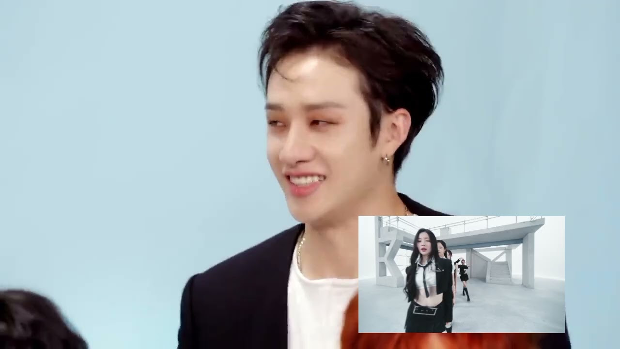 Stray kids reaction to BABYMONSTER 