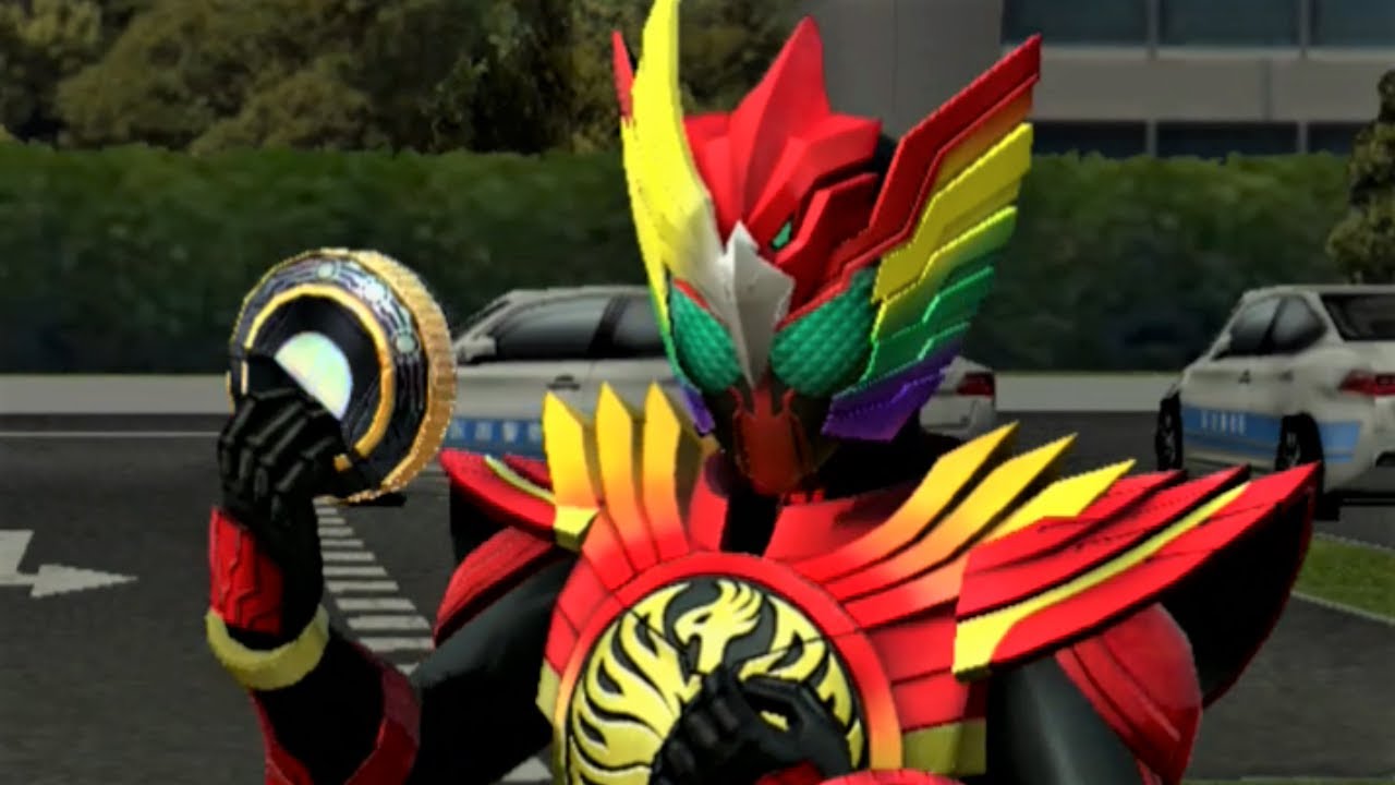 【ガンバライジング】仮面ライダーオーズ タジャドルコンボ エタニティ 必殺技演出「エタニティエンスドロップ」「エタニティブレイザー」