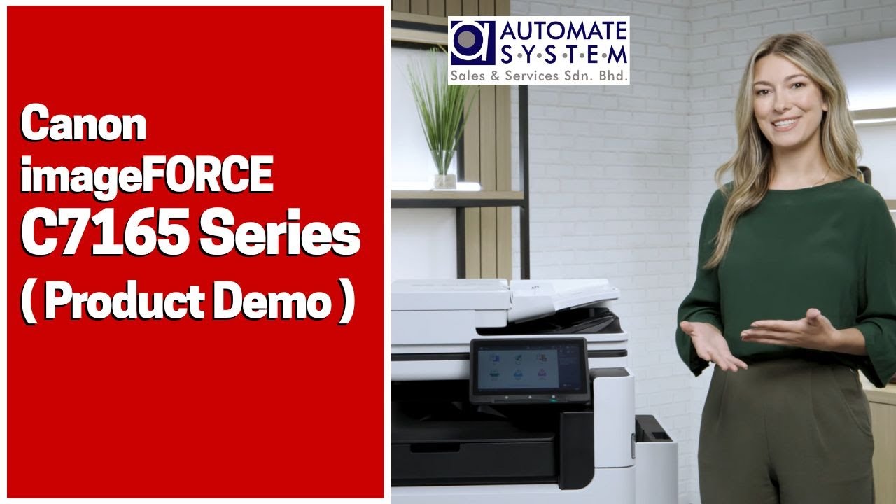 Product Introduction For The Canon All-New #imageFORCE C7165 | 70 PPM