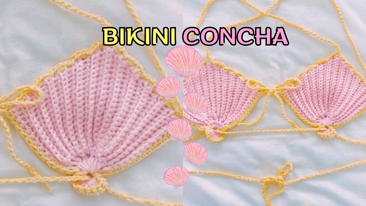 🌊👙El mejor bikini de crochet | Bikini CONCHA🌊👙