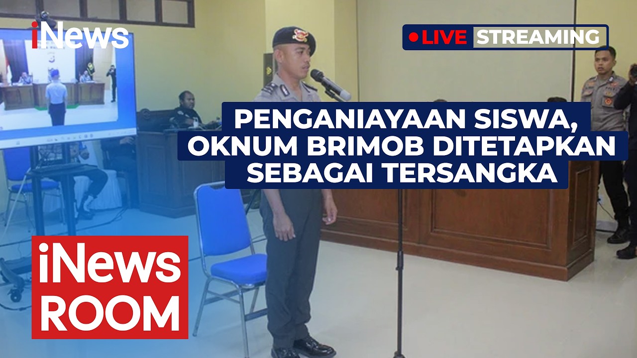 🔴LIVE | Penganiayaan Siswa, Oknum Brimob Ditetapkan Sebagai Tersangka  | iNews Room 25/2