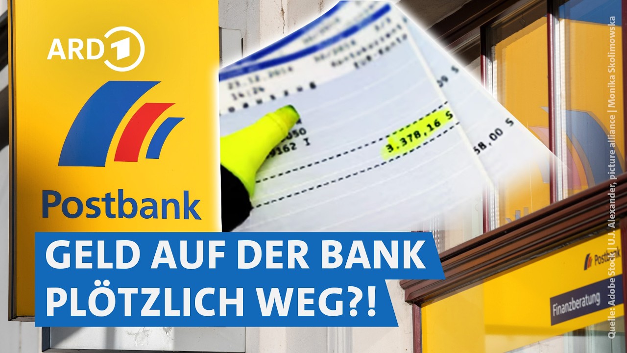 Ärger mit der Bank: Postbank-Kunden fehlt ihr Geld | Marktcheck SWR
