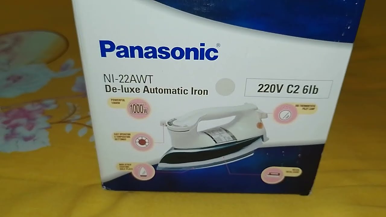 Iron - Panasonic De-luxe Automatic Dry Iron Model NI-22AWT Made In Malaysia.